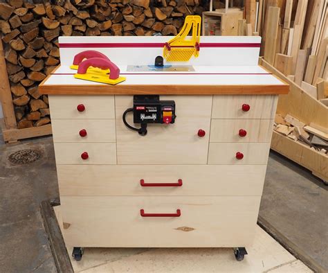 steel router table cabinet|diy portable router table plans.